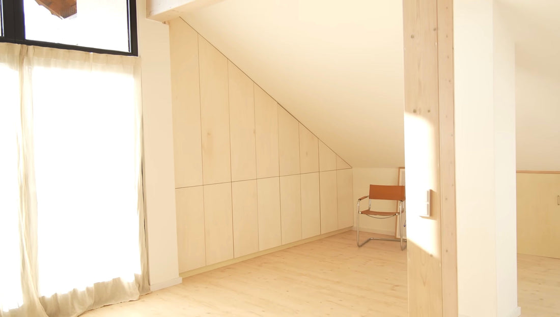 Einbauschrank mit IKEA-Korpussen und epicPLY Rohplatten – kreatives DIY-Projekt von Pinepins