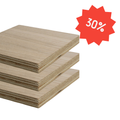 3x epicPLY Multiplex - Kastanie Echtholzfurnier