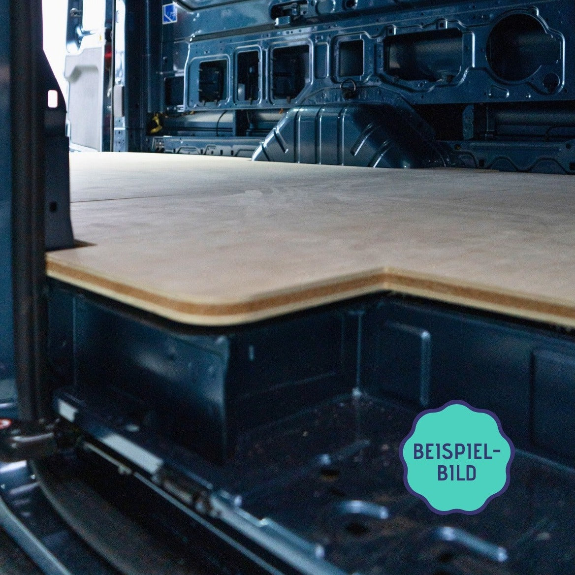 CNC-machined floor panel for Mercedes-Benz Sprinter