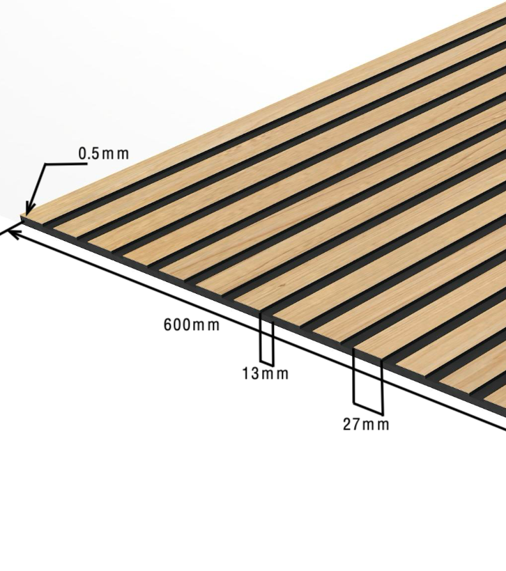 epicPLY Ultralight Akustikpaneel - Eiche Dunkel