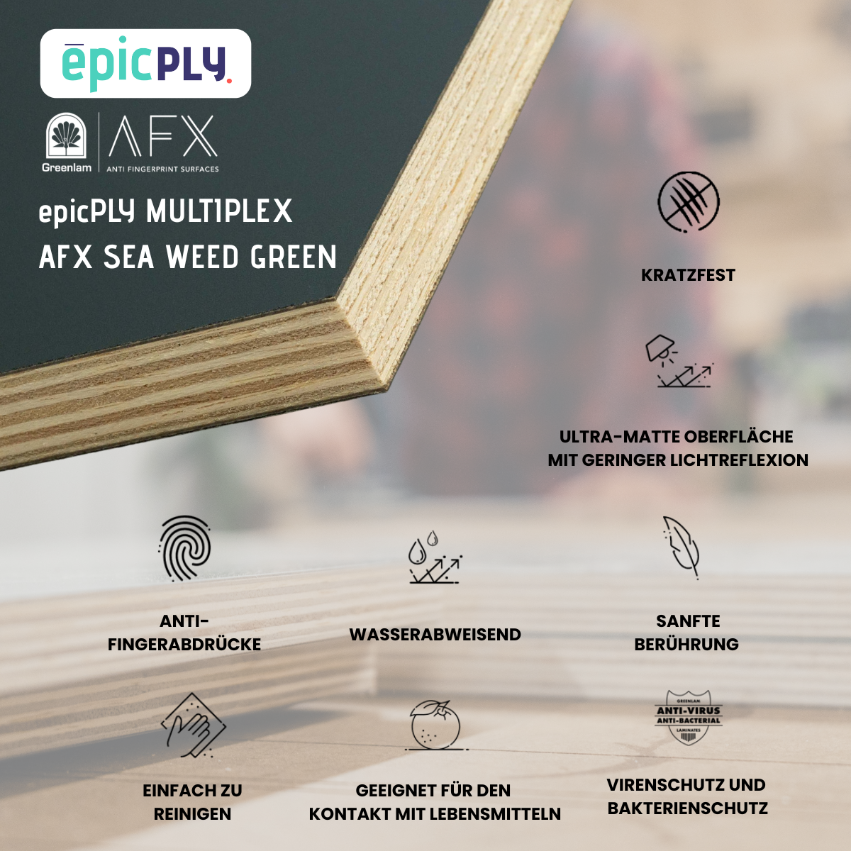 epicPLY Multiplex - AFX Sea Weed Green